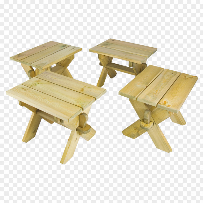 Table Stool Garden Furniture Wood PNG