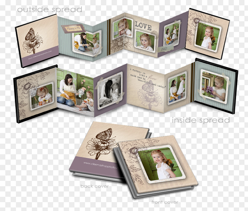 Accordion Picture Frames Concertina Photo-book PNG
