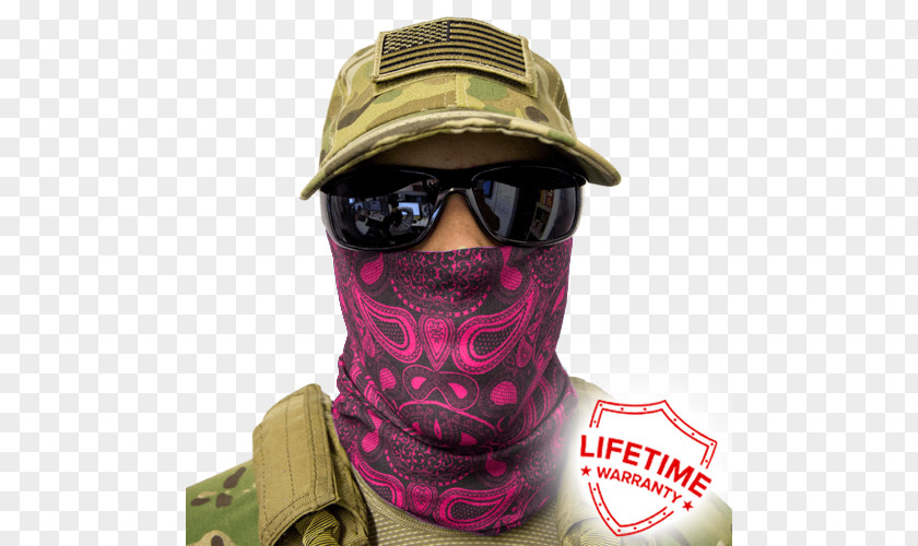 Cap Kerchief Skull Camouflage Mask PNG