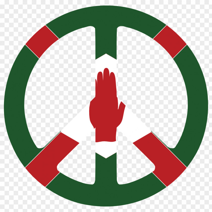 Irish Peace Symbols White Decal Sticker PNG