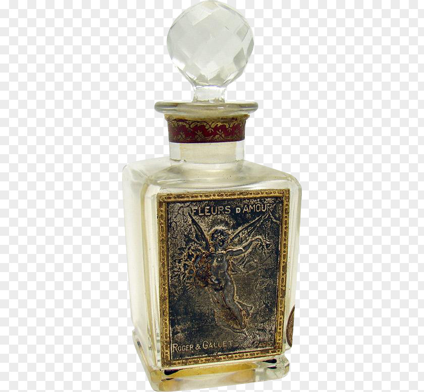 Perfume Bottle Glass Decanter Venetian PNG
