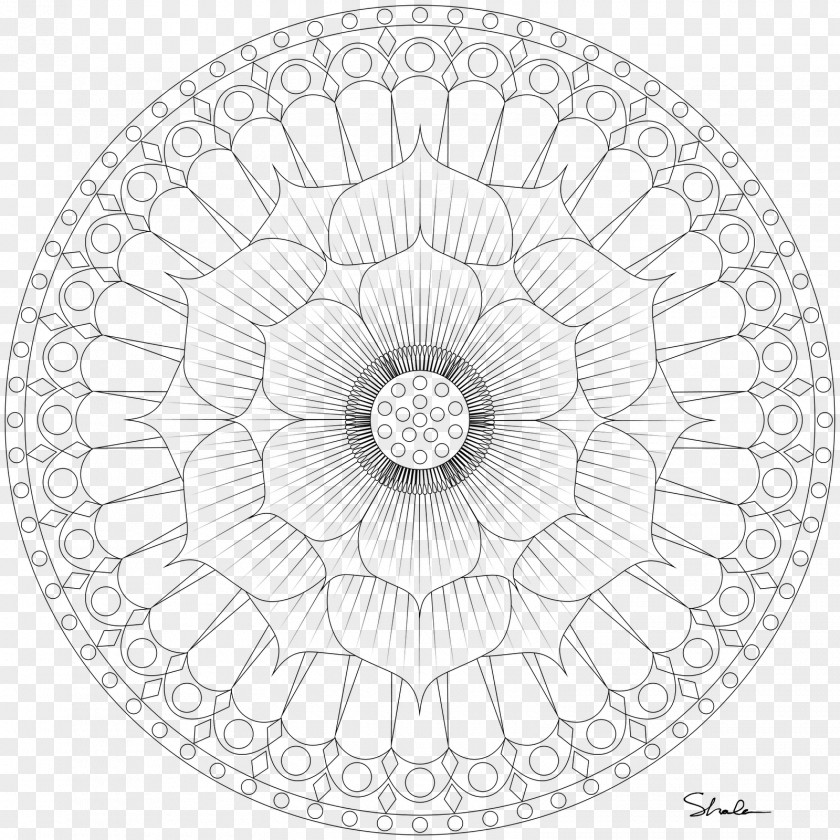 Child Coloring Book Mandala Adult PNG