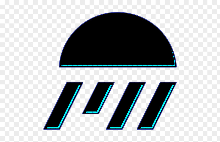 Electric Blue Logo Forecast Icon Raining Weather PNG