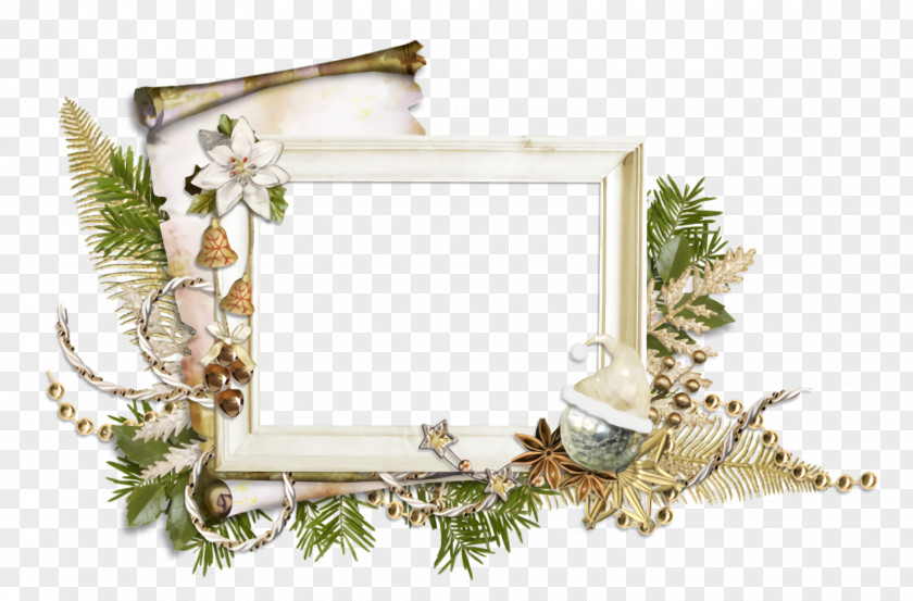 Interior Design Twig Christmas Frame Border Decor PNG