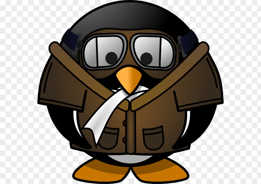 Pilot Club Penguin 0506147919 Clip Art PNG