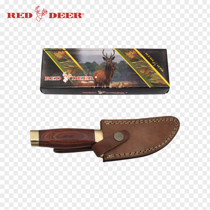 Red Deer Knife Hunting & Survival Knives Tang PNG