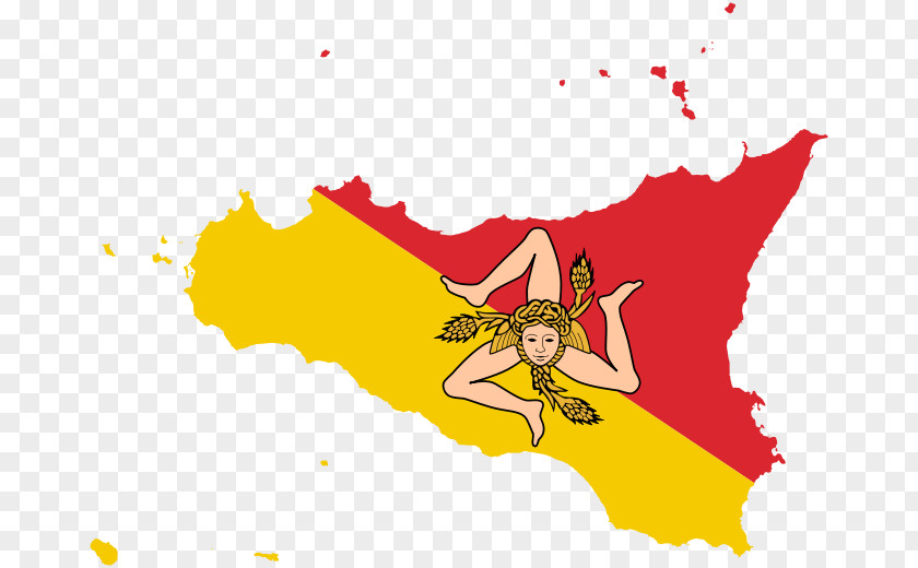 Sicilian Flag Tattoos Of Sicily Clip Art PNG