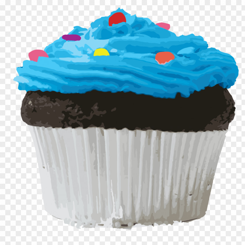 Delicious Ice Cream Cupcake Muffin Buttercream Flavor PNG