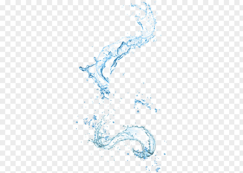 White Splash Fresh Water Drop Purification Drinking PNG