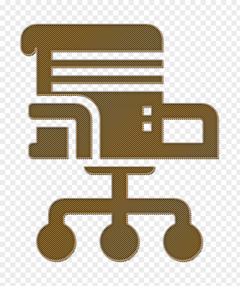 Business Essential Icon Chair Seat PNG