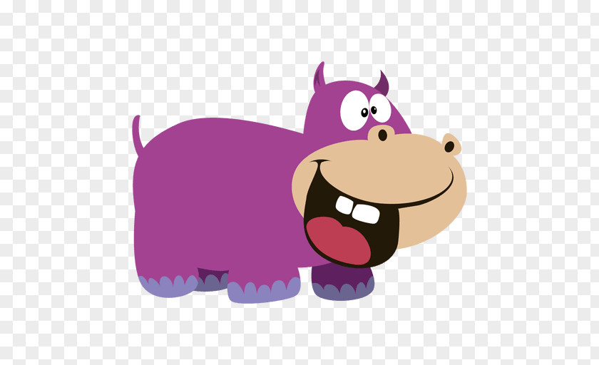 Cartoon Hippopotamus Drawing Clip Art PNG
