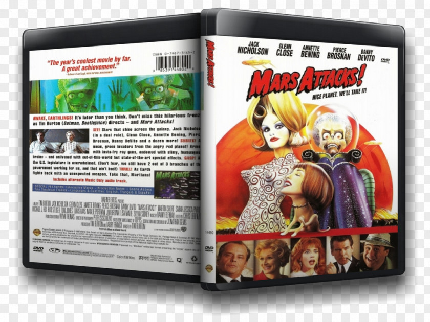 Dvd DVD Pier 1 Imports Widescreen Mars Attacks! PNG