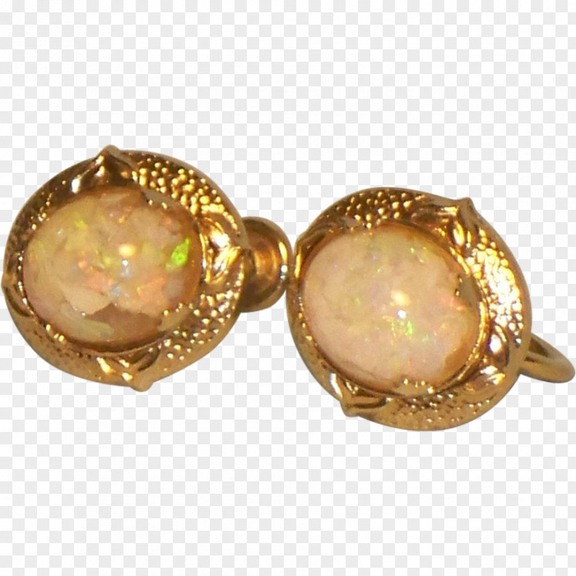 Gold Earring Opal Jewellery Charms & Pendants PNG