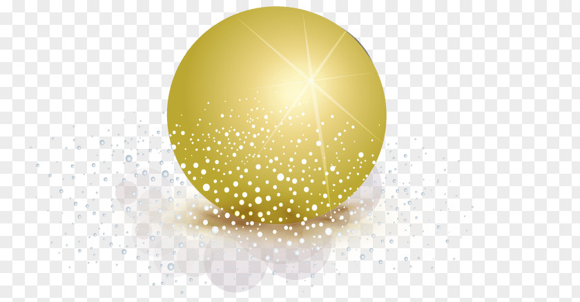 Golden Ball Easter Egg Sphere PNG