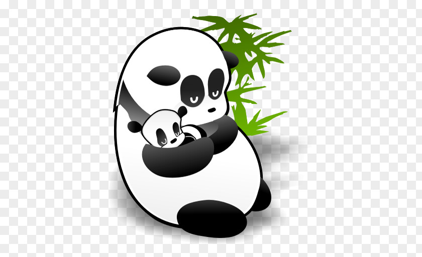 PPT Giant Panda Microsoft PowerPoint Red Ppt PNG