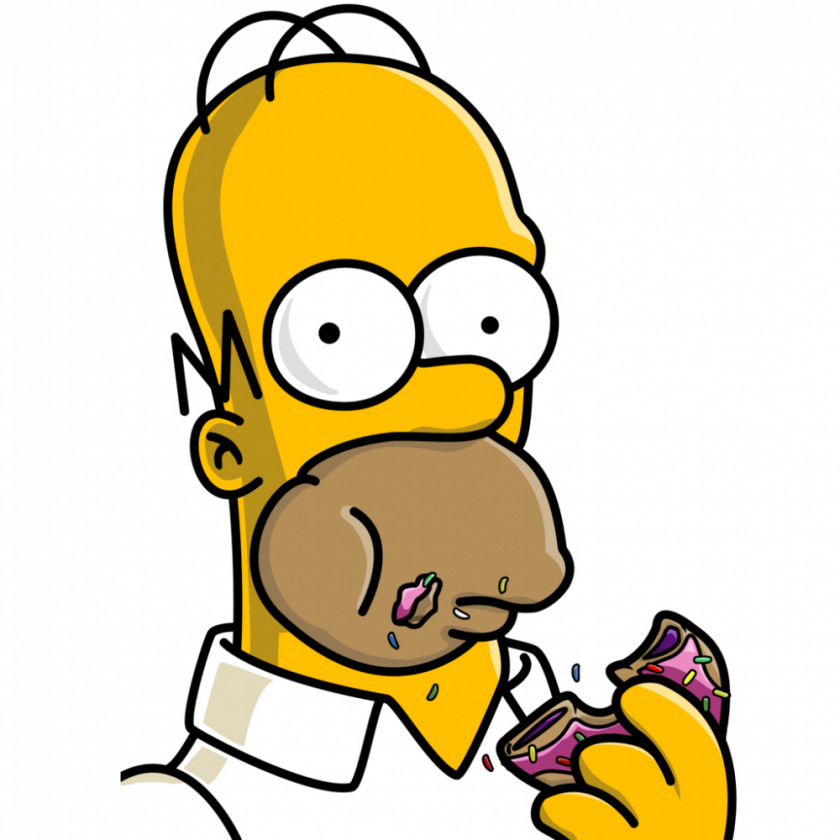 Simpsons Homer Simpson Bart Moe Szyslak Donuts Desktop Wallpaper PNG