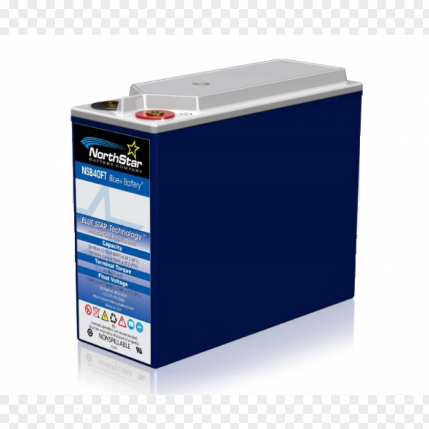 State Of Charge Electric Battery VRLA UPS Rechargeable NorthStar PNG