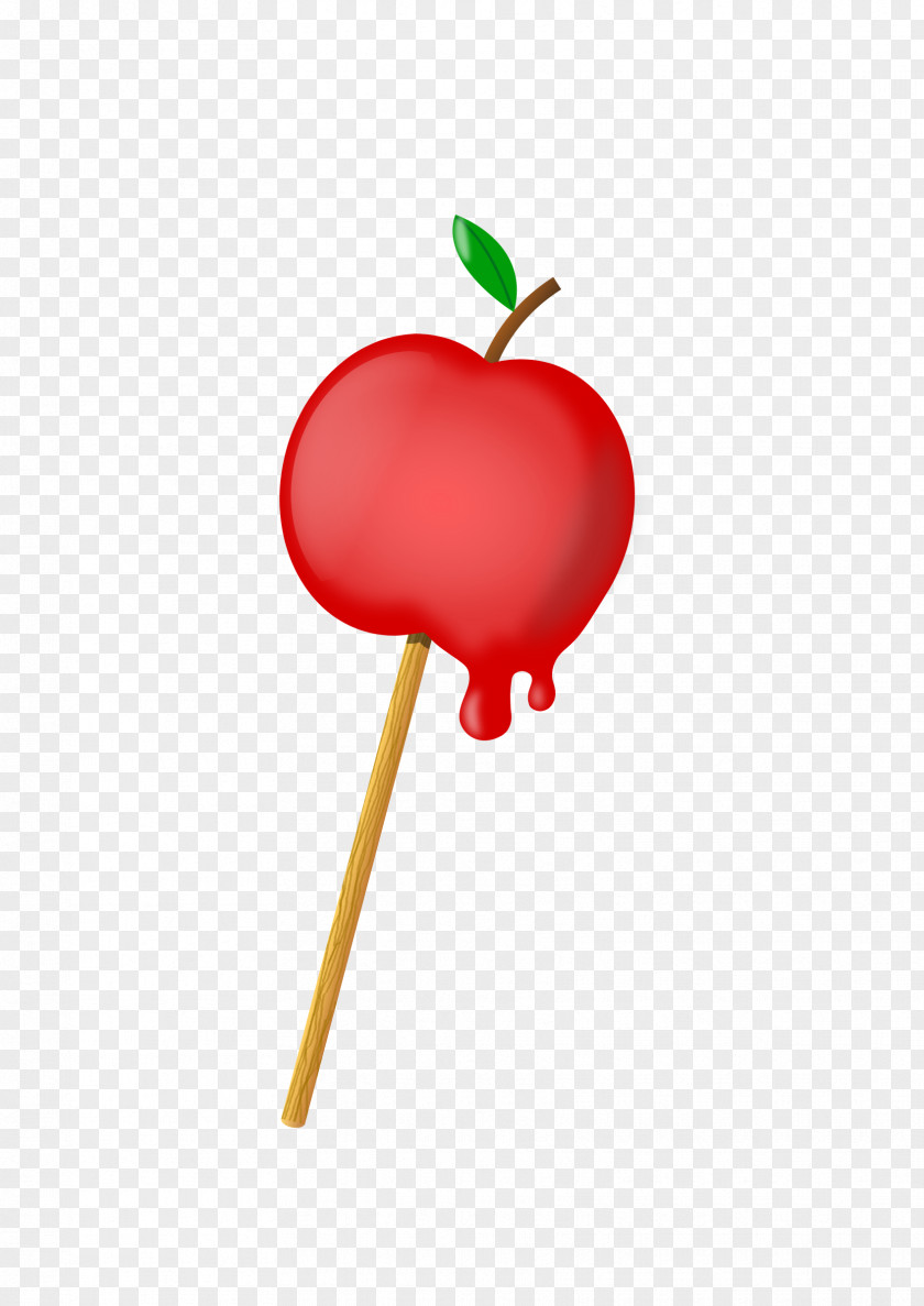 Sugar Candy Apple Caramel Stick Lollipop Cane PNG