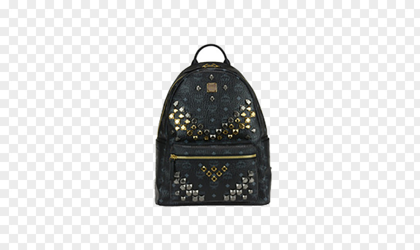 Barbie Black Bow Package Backpack MCM Worldwide Handbag Leather PNG