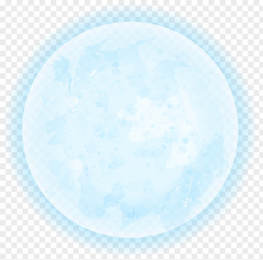 Blue Moon Clipart Image Circle Daytime Font Wallpaper PNG