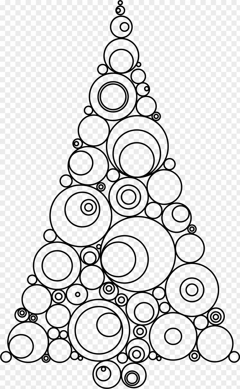 Doodle Christmas Tree Drawing Ornament Clip Art PNG