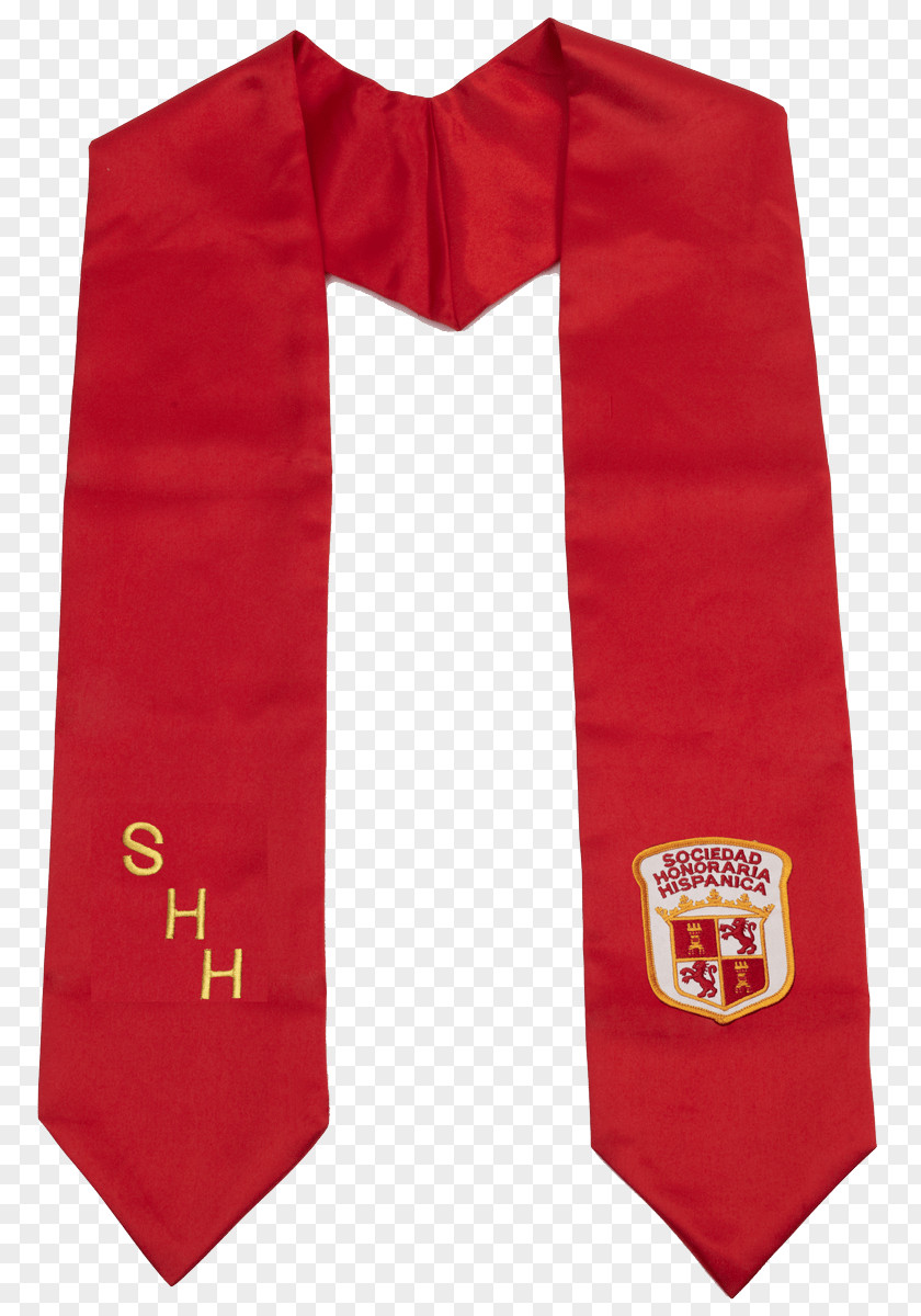 High School Graduation Spanish National Honor Society Necktie Language RED.M PNG