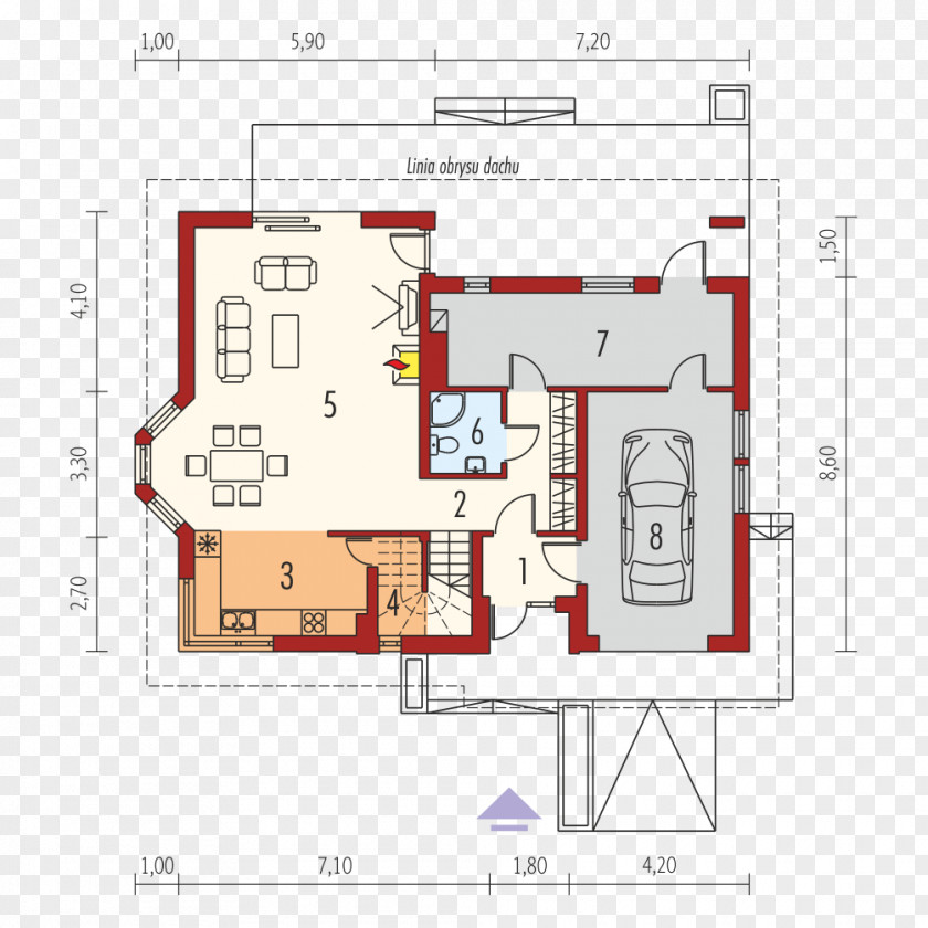 House Floor Plan Architectural Structure Masonry Project PNG