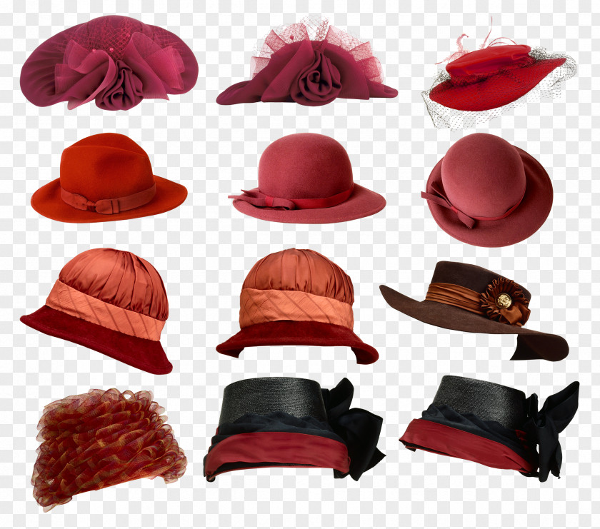 Ms. Fashion Hat Collection Software Clip Art PNG