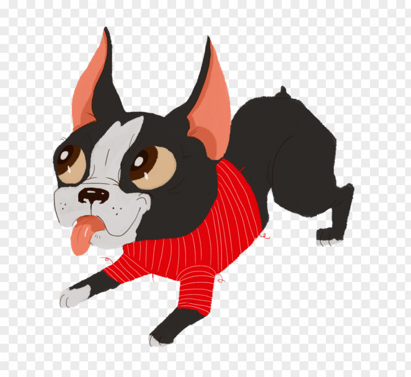 Painting Boston Terrier Dog Breed Drawing Non-sporting Group PNG