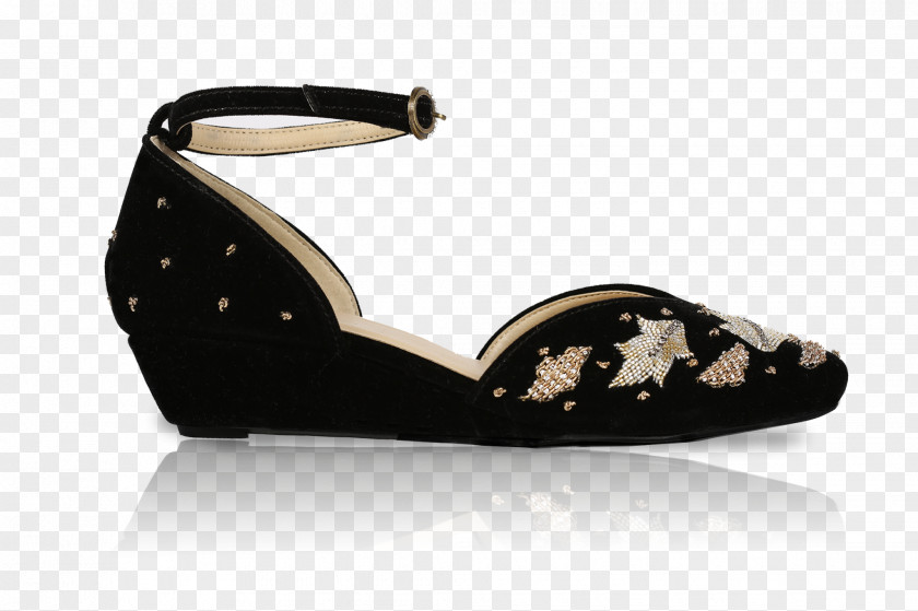 Sandal Embroidery Shoe Designer Wedge Zardozi PNG