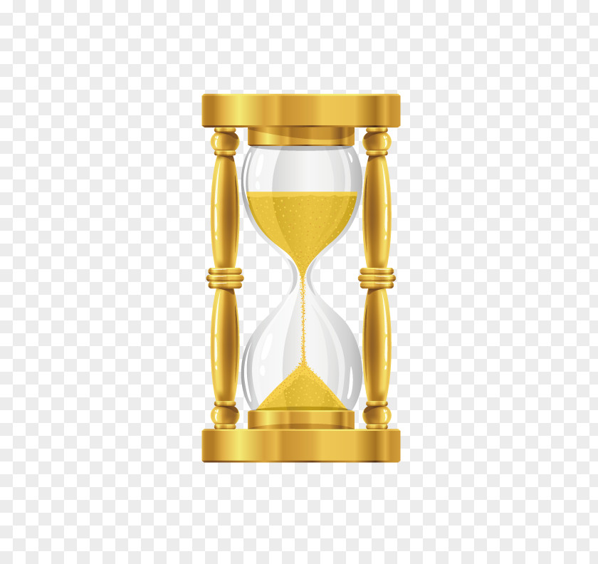 Beautifully Hourglass Clock Time Clip Art PNG