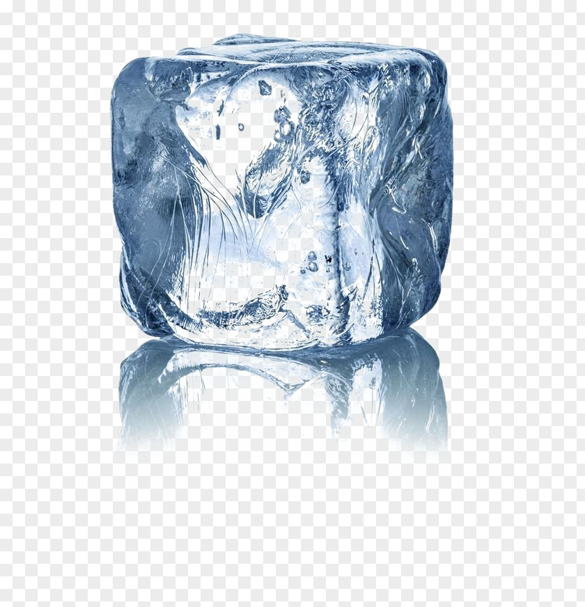 Ice Crystals Cube Water PNG