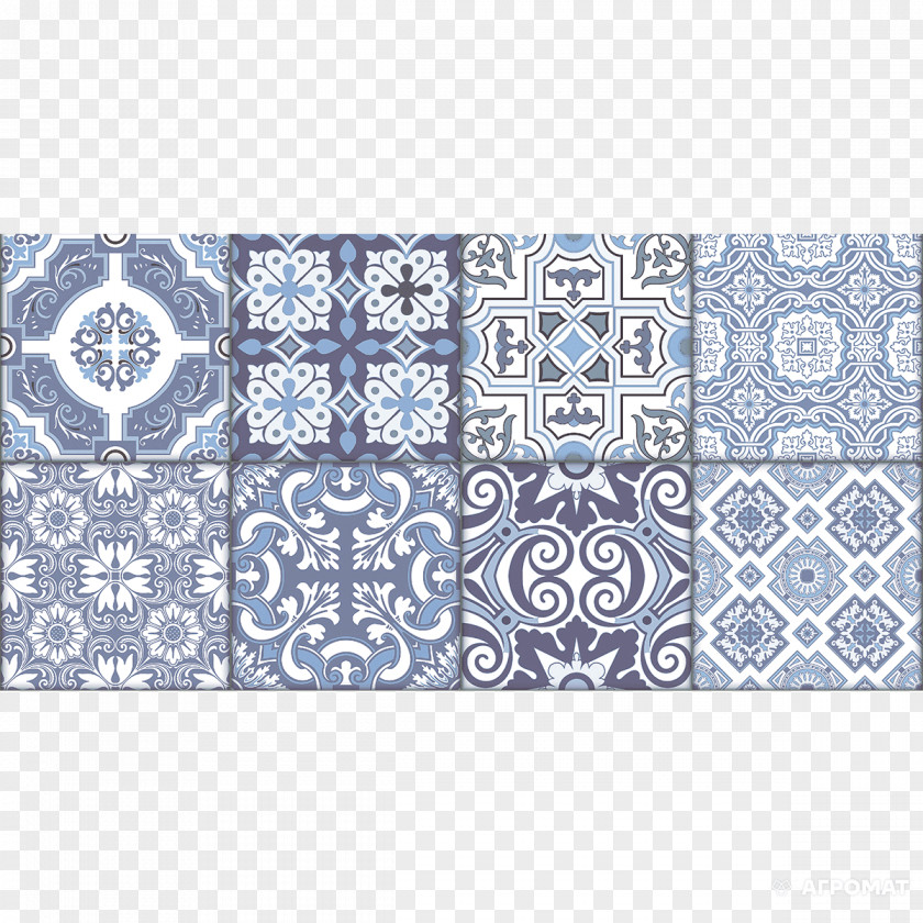 Patchwork Ceramic Tile Декор Pattern PNG