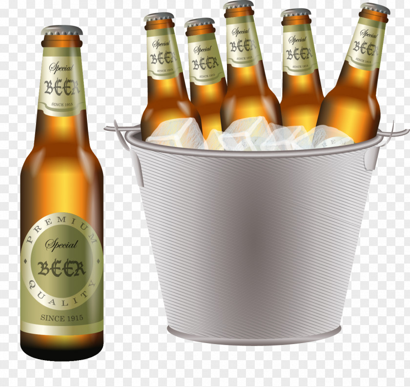 Beer Cocktail Wine Ice Bucket PNG