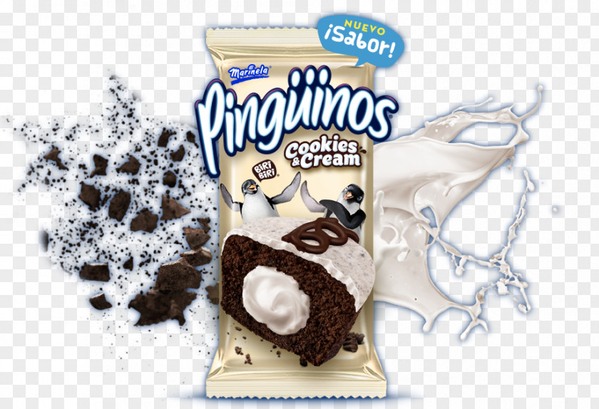Chocolate Cookies And Cream Snack Cake Grupo Bimbo PNG