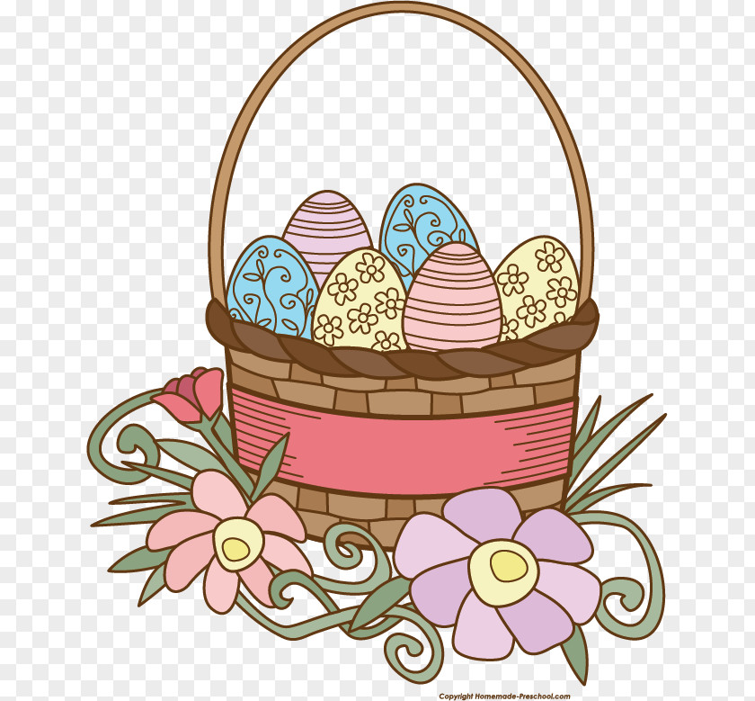 Clip Srt Easter Basket Art PNG