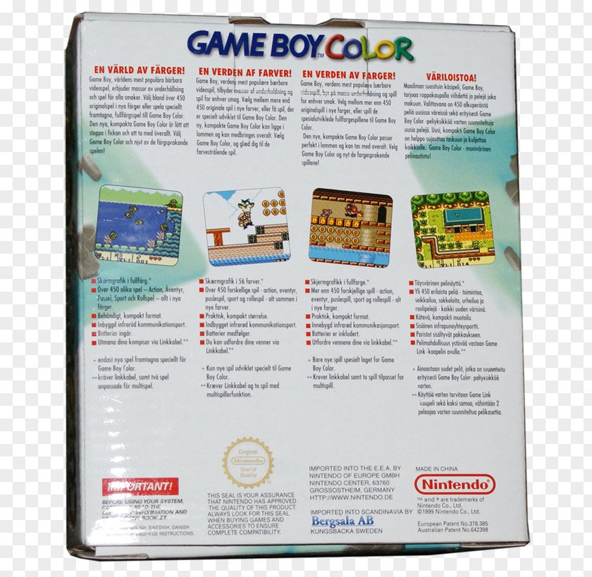 Color Box Gex 3: Deep Cover Gecko Game Boy Micro PNG