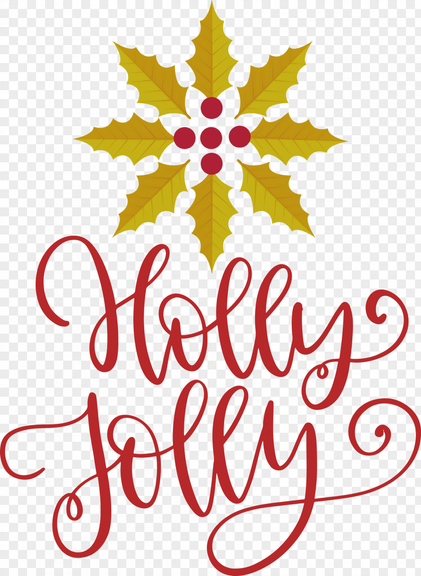 Holly Jolly Christmas PNG