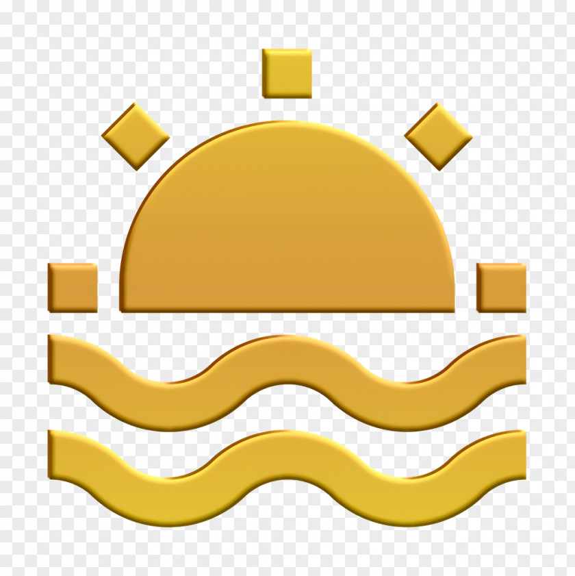 Logo Symbol Beach Icon Morning Sea PNG