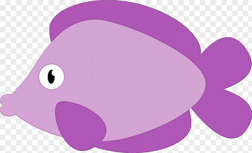 Marine Mammal Purple Clip Art Fish Pink PNG