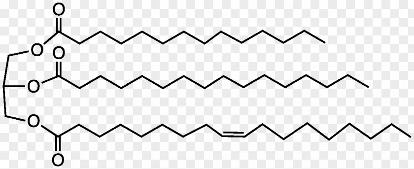 Milk Elements Butterfat Molecule Triglyceride PNG