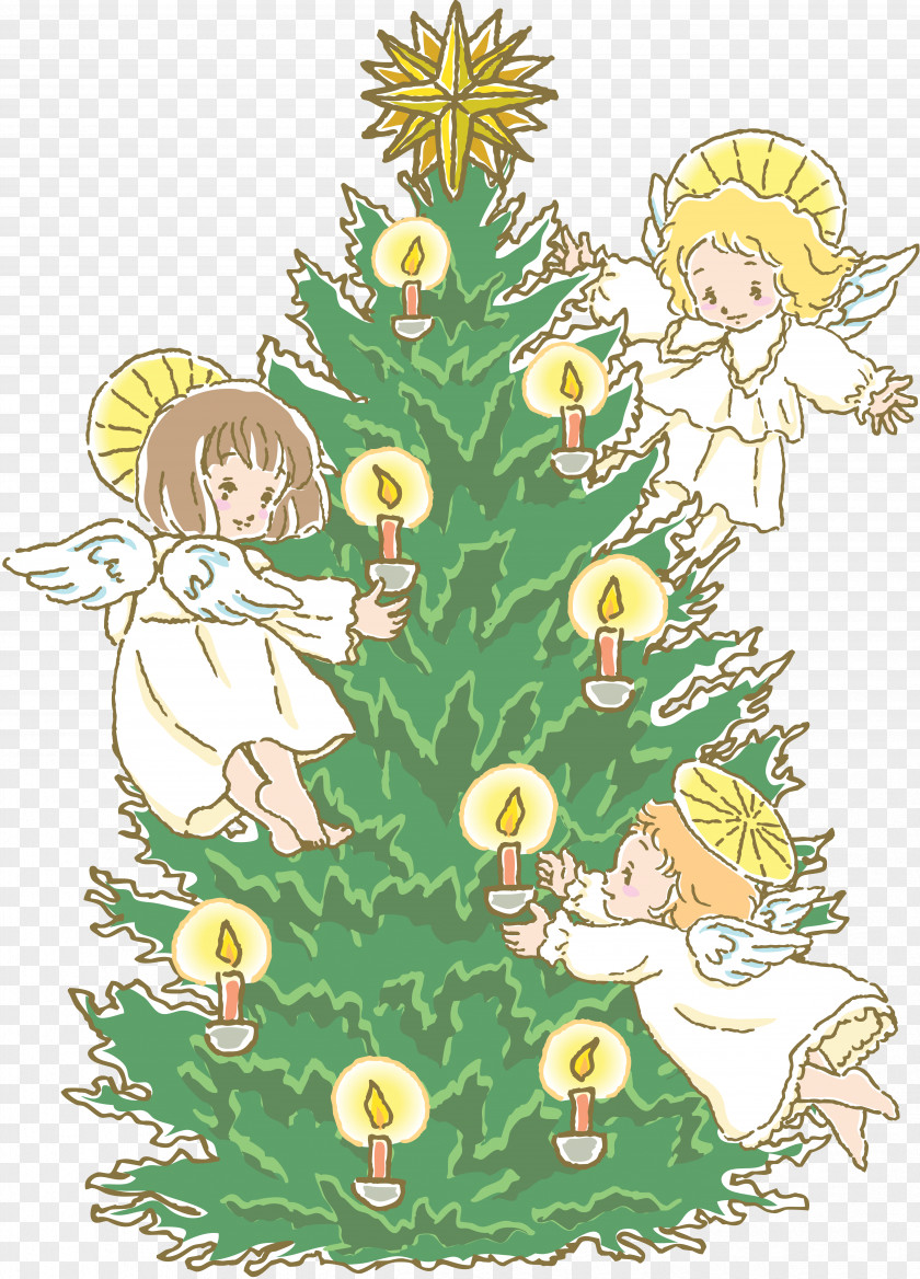 Christmas Tree Ornament Spruce Clip Art PNG