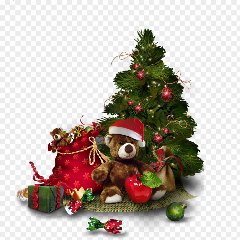 Deco Christmas Tree Clip Art PNG
