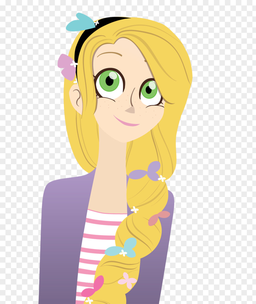 Disney Princess Rapunzel Digital Art Drawing PNG