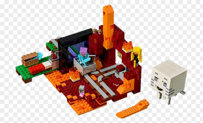 Toy LEGO Minecraft The Nether Portal Hamleys PNG