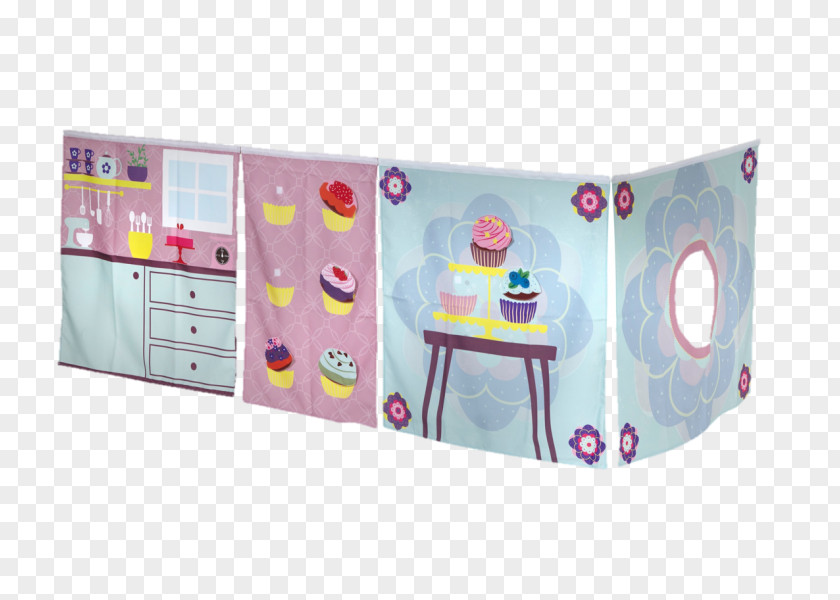 Bed Cupcake Bunk Curtain Cots PNG