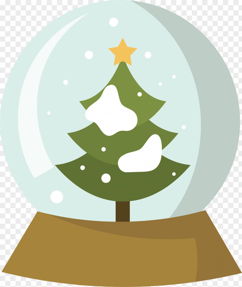 Christmas Tree Crystal Ball PNG