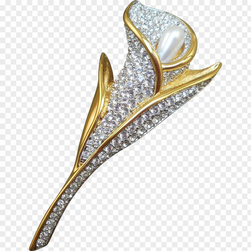 Jewellery Brooch Imitation Gemstones & Rhinestones Swarovski AG Flower PNG