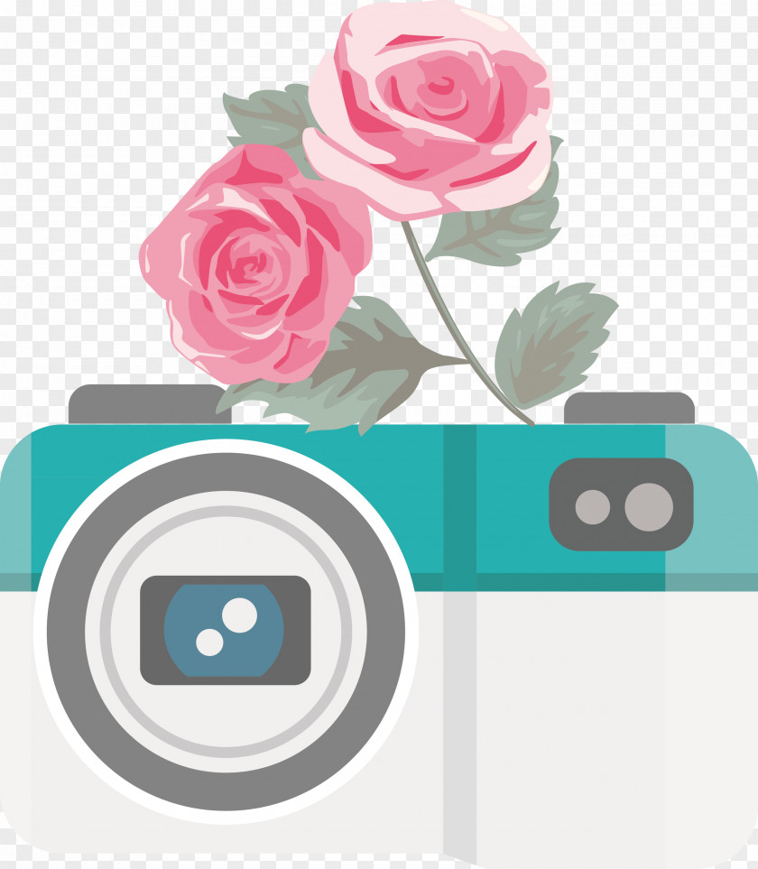 Camera Flower PNG