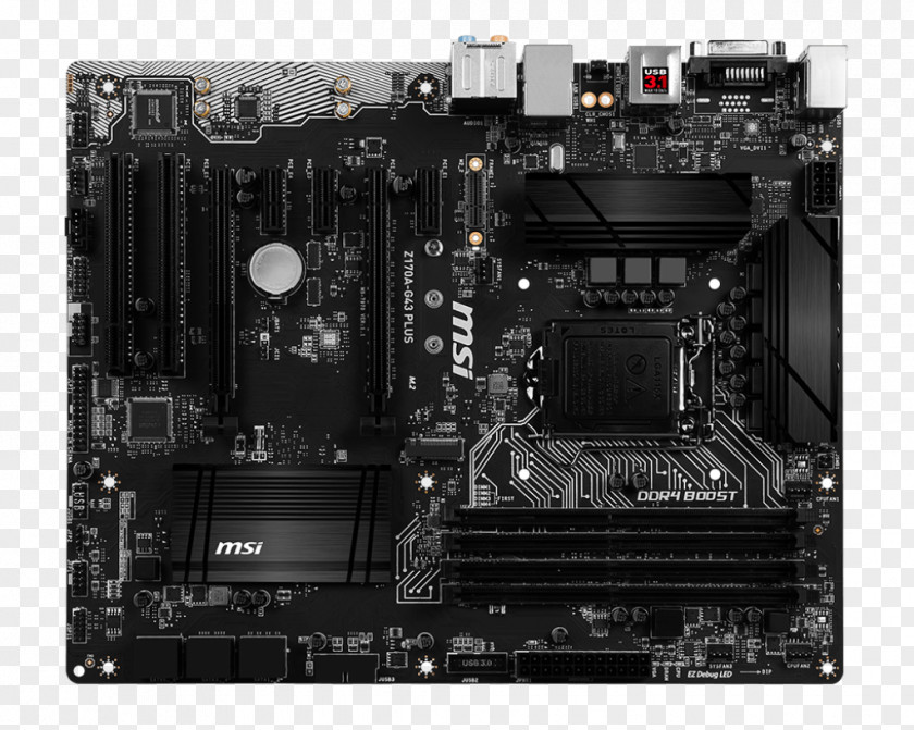 Intel MSI H270 GAMING PRO CARBON Motherboard LGA 1151 PNG